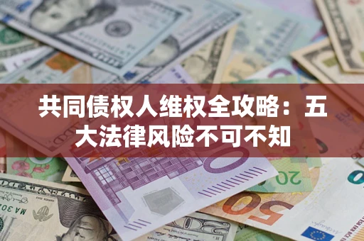 武汉共同债权人维权全攻略：五大法律风险不可不知