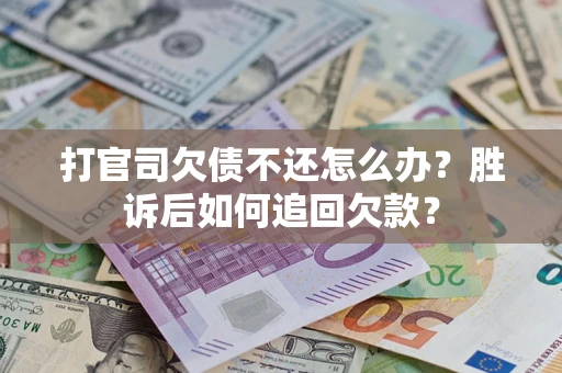 武汉打官司欠债不还怎么办？胜诉后如何追回欠款？