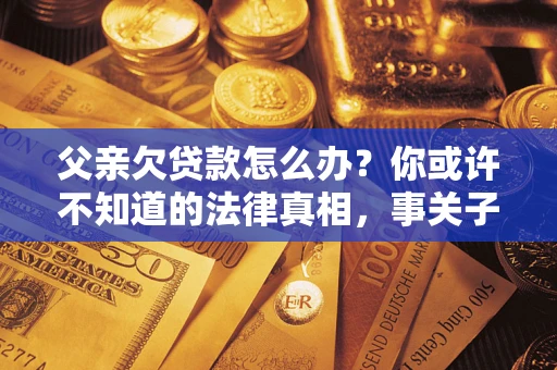 武汉父亲欠贷款怎么办？你或许不知道的法律真相，事关子女未来