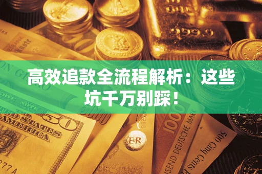 武汉高效追款全流程解析：这些坑千万别踩！