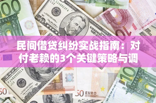 武汉民间借贷纠纷实战指南：对付老赖的3个关键策略与调解盲区解析