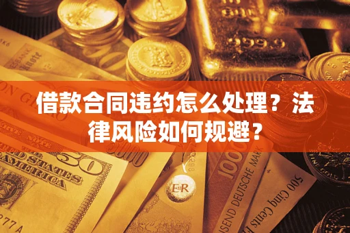 武汉借款合同违约怎么处理？法律风险如何规避？