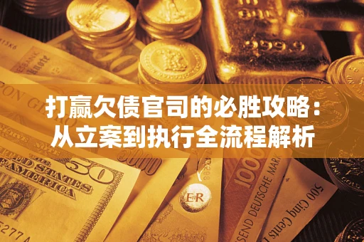 武汉打赢欠债官司的必胜攻略：从立案到执行全流程解析