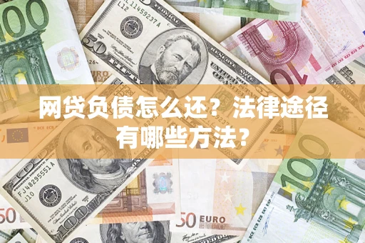 武汉网贷负债怎么还？法律途径有哪些方法？